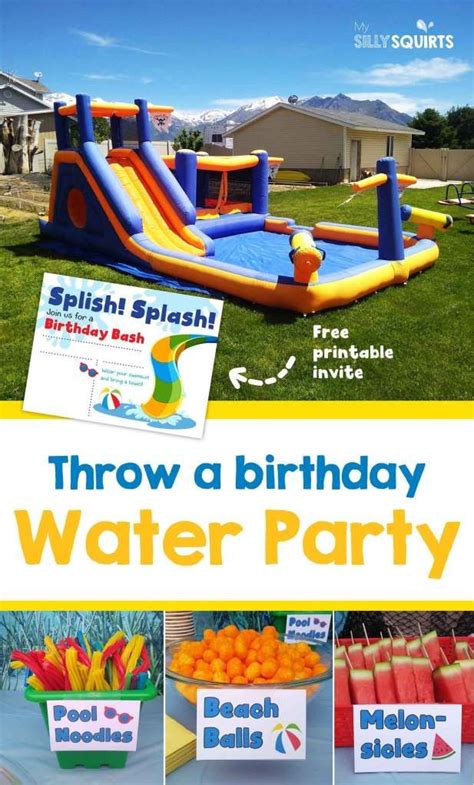 wet and wild dinner party|Wet and Wild Birthday Party Ideas .